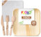 FOOGO Green 125pcs Disposable Palm Leaf Plates, Wooden Cutlery Set and White Napkins, FSC® Certified, 25x Large Square Plates, 25x Forks, 25x Knives, 25x Spoons, 25x White Napkins, Eco Friendly