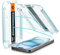 Spigen Glas.tR EZ Fit Protector Pantalla para iPhone 16, iPhone 15, 2 Unidades, Instalación Fácil, Alta Definicion, Dureza 9H