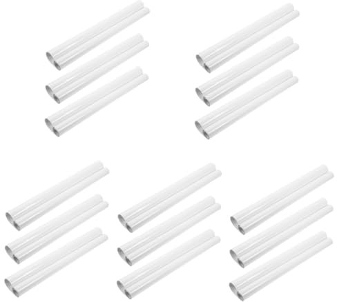 Operitacx 15 Stk Tafel-Wandaufkleber Whiteboard zum Zeichnen für Kinder Tapete trocken abwischbar trocken abwischbares Whiteboard löschbar Hintergrund weiches Whiteboard Büro Sport Weiß