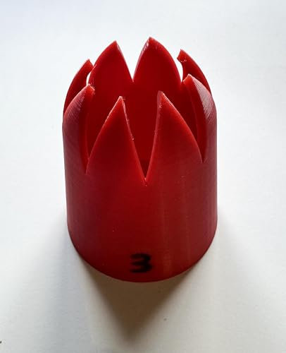 Douille XXL pour création de bougie chantilly (3, Blanc)