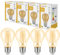 ehomeled E27 LED Edison Glühbirne Vintage Warmweiß (2300K), Goldenes Glas & Filament, 470 Lumen 4W (=40W), Retro LED Birne, Energiesparend, Ideal für Wohnzimmer, Schlafzimmer & Deko, 4er-Pack