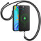 Mkej Magnetisch Hülle kompatibel mit Huawei P30 Pro mit Band, Flüssig Silikon Anti-Fingerabdruck Case mit zum Umhängeband (Abnehmbar) Handyhülle mit Band für Huawei P30 Pro