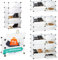Avilia Scaffale 10 Ripiani Modulabili Impilabili 40x30x17 cm – Struttura Componibile Salvaspazio in Plastica Opaca Resistente per Casa, Ufficio, Guardaroba e Ripostigli