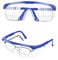 SinChic Schutzbrille,2 PCS Arbeitsschutzbrille Schutzbrillen Transparent Schutzbrille Antibeschlag Arbeitsschutzbrille Schutzbrille für Brillenträger mit verstellbaren Bügeln für Brillenträger