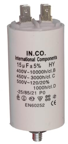 SOS Accessoire Condensatore 15 mf universale per asciugatrice WHIRLPOOL 481010344796, C00317456
