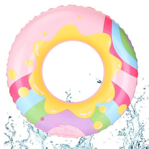 GUBOOM Schwimmring Kinder, Aufblasbare Schwimmbecken Schwimmer, Dauerhafter Schwimmreifen, Luftmatratze Schwimmreifen Aufblasbar für Kinder 5-9 Jahre