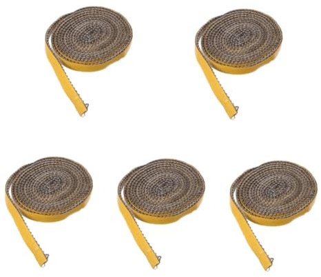 Cabilock 5 Rollen Kamindichtungsband Packband Durchsichtiges Kaminheizband Durchsichtiges Klebeband Brennende Dichtungshalter Angezündetes Brennholz Ofengrube Nachfüllluft