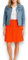Plissee Rock Damen Midi Sommer – A-Linien Faltenrock mit Gummibund & Unterrock – Made in Italy – Knielanger Midirock (DE/NL/SE/PL, Alphanumerisch, Einheitsgröße, Regular, Regular, Orange)
