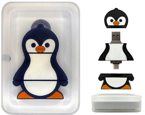 Ultimate Penguin USB 3.0 bootable 31 en 1 (128 Go) - Boîte à outils Linux et Windows multi-boot | Récupération du système, réinitialisation du mot de passe, installateurs, cybersécurité, outils de