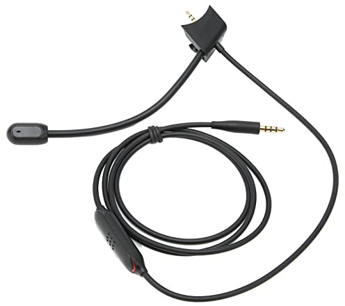 FILFEEL Kabel-Boom-Mikrofon mit Steuerung für Gaming-Headsets – Rauschunterdrückungskabel, Kompatibel mit QC35 QC35 II
