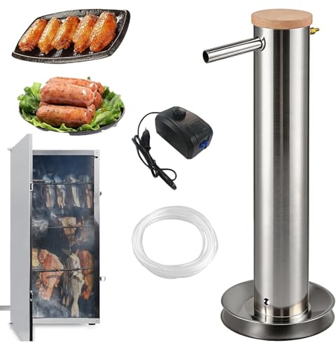 Generador De Humo FríO De Acero Inoxidable 70 Cm Generador De Humo FríO De 4,3 L Para Ahumadores Con Bomba Para Ahumado En FríO De Pescado Carne Queso Y Embutidos En Barbacoa