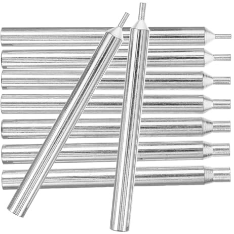 Uonlytech Bastoncini per Lucidatura Strumenti per Lucidare Pietre Preziose Set 7 Accessorio per Molatura e Rimozione Imperfezioni in Metallo Argento