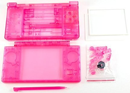 Schutzhülle für DSi NDSI NDSi, vollständiges Gehäuse, mit Tasten, Ersatzteile, transparent rot