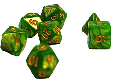 Dice4friends DIC86075 Würfel, Grass