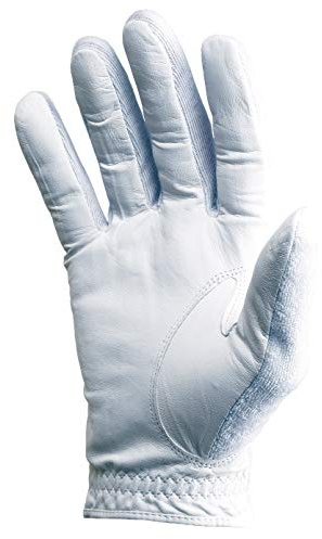 Tourna Tennis Glove-Mens Full, Finger-Large-Right, White (TGF-M-L-R)