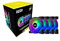 AZZA Hurricane II ARGB Box Set - Juego de 4 Ventiladores de 120 mm AZZA Hurricane II ARGB + Controlador y Mando a Distancia