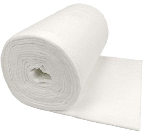 Ceramic Fiber Insulation, 1/4 Thick x 16 x 240, 2400F Fireproof Insulation Blanket, 3007E
