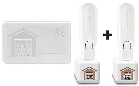 Garage Door Minder® 2-Room Combo Pack. No Wi-Fi. in Home Monitor & Alert System. 100% Wireless. Installs in Two Minutes! Great for Seniors!