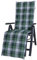 Kettler Polen KETTtex 2397 Auflage Relaxliege Milano grün-weiß kariert 169x49x6 cm (ohne Liege)