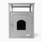 Lords & Labradors | Wooden Cat Washroom (Grey) Cat Litter Box | Cat Furniture | Cat Toilet | Enclosed Cat Litter Box | Wooden Cat House | Washroom with Door | Kitten Cabinet