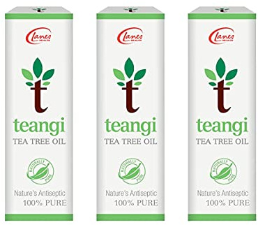 Teangi Tea Tree Oil, Soothing and Calming Treatment for Irritated Sensitive Skin with 100% Natural Ingredients, 3 x 10ml