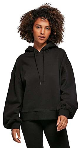 Build Your Brand Damen Kapuzenpullover Ladies Organic Oversized Hoody, Farbe Black, Größe S