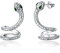 Schlangen Ohrringe,925 Sterling silber Schlangen Ohrstecker Tier Ohrring,Gebogene Schlange Snake Stud Ohrring für Frauen Freundin