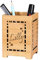 ANQIYI Pot à crayons en bois personnalisé pour bureau, porte-crayons avec nom personnalisé, organisateur de bureau, pot à crayons pour collègues, enseignants, famille, bureau, école, maison