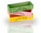HERCHR Jardinera de Madera Rectangular Set de 3, Pequeñas Cajas de Flores de Colores Decorativas Jardinera de Madera Rústica Jardinera de Interior Decorativa Jardinera de Exterior para el hogar