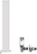 iBathUK Regency Horizontal Column Radiator, Double Panel, 600x800mm Slim Radiator, Wall Mounted for Bathroom,Kitchen,Living Room- Anthracite