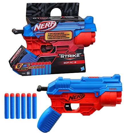 Nerf Alpha Strike Boa RC 6 mit rotierender Darttrommel, Mehrfarbig