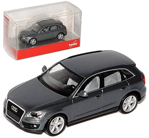 A*U*D*I Q5 Grau Metallic Ab 2008 H0 1/87 Herpa Modell Auto mit individiuellem Wunschkennzeichen
