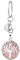 BASTOUR Portachiavi personalizzato, Portachiavi Portafortuna, Portachiavi Albero della Vita, Portachiavi in Metallo, Portachiavi con Ciondolo a Forma di Albero Della Vita, Portachiavi Gemma, Rosa