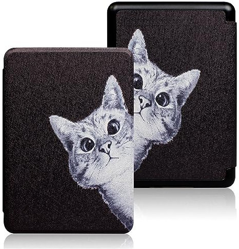 Sakenitly Custodia per Kindle Paperwhite 5a/6a/7a Generazione da 6 [Versione 2012/2013/2015, Modello: EY21&DP75SDI] - Smart Auto Sleep/Wake Light Custodia in Pelle PU Sottile