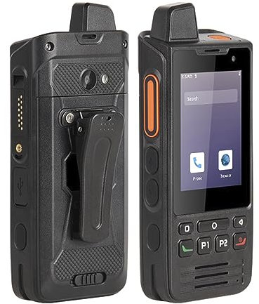 DAM Smartphone Rugerizado F60 4G, Android 9, 1GB RAM + 8GB. Pantalla 2,8''.8+5mpx. GPS.IP68.3 PROOF LEVEL(Anti-caida,Polvo,Agua).Con Zello Walkie Talkie. Antena amplificadora.7x2,4x14,7 Cm.Color:Negro