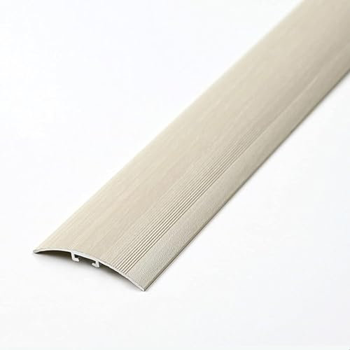 NOKTAI Bodenübergangsstreifen-Übergangsschwelle für Fliesen und Holzboden-Übergangsschwelle für unebene und Ebene Böden, Aluminiumlegierungsmatten-Umfangsstreifen, Mehrzweck-Türspalt-Verb