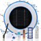 Ioniseur Solaire De Piscine, Purificateur D'étang À Énergie Solaire, 85% De Chlore en Moins, Maintient La Piscine Propre, Anode en Cuivre Durable, Équipement De Nettoyage De Fontaine De Spa