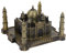 Taj Mahal Statue Buildg 14×13×8 Indien Taj Mahal Modell Metall Welt Wahrzeichen Gebäude Modell Dekor Ornamente