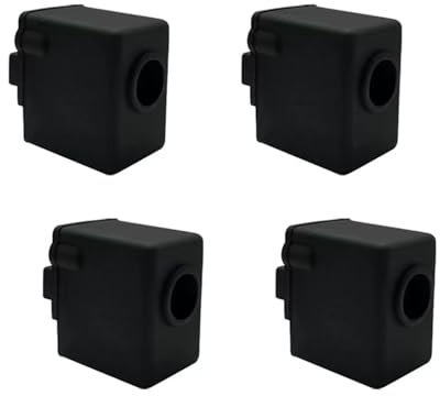 HysiPrui 4 stücke Hotend Heater Block Silikon Socken 3D-Drucker Teile und Zubehör, Hochtemperatur-Extruder Silikon Abdeckung für Anycubic Kobra 2/2 Pro/2 Plus/2 Max