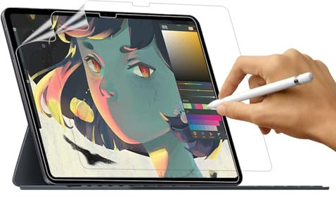 2 Stück Schutzfolie kompatibel mit iPad Pro 11 Zoll 2024(M4),Matte Papierfolie-Feel für iPad Pro 11, Paper Screen Protector Film PET, Writing Drawing