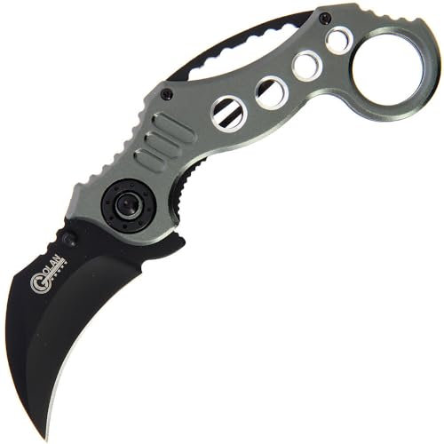 Karambit Taschenmesser grau