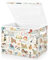 Mnsruu Storage Boxes with Lids, Dogs Funny Pets Yellow Large Storage Basket Organizer Shelves Cube Bin Toy Clothes Underbed