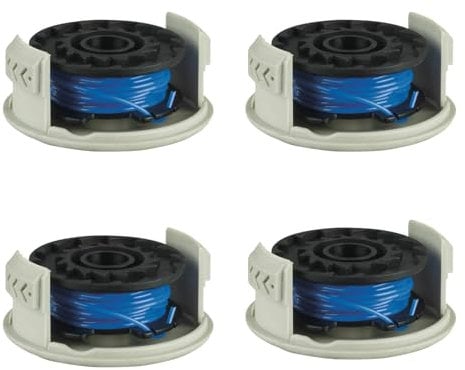 Daaxing Lot de 4 bobines et cache-fil pour débroussailleuse Ryobi RAC124 18 V + Razor OLT/RLT 1830 1831