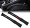 Zueyen 2 PCS Auto Seat Gap Füller Set, PU Faux Leder Auto Seat Spalt Füller, Auto Zubehör Innenraum, Universal Zubehör Soft Pad für Auto Seat (schwarz)
