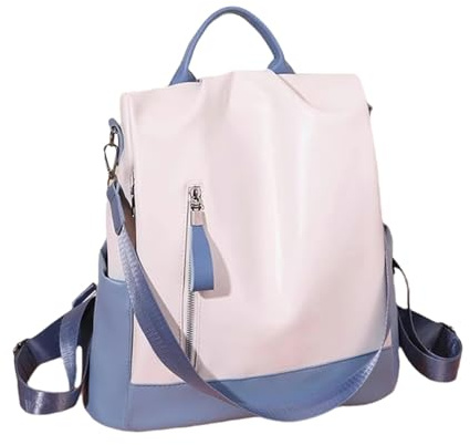 QYEZSOTL Rucksack Rucksacktaschen Von Frauen Für Teenager-Mädchen Multifunktions-Buchbeutel Reise Rucksack-Beige