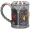 Monrunkg Tazza Medievale Got Trono di Ferro Boccale da Birra Boccale da Whisky Boccale Regalo da caffè in Acciaio Inossidabile Adatto per la Decorazione di Collezionisti di Feste a Tema Drago