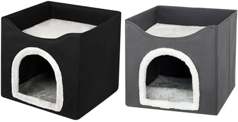 Hundehütte Innen - Condo Cube für Katzen, Schlafhaus für Hunde | Faltbares