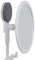 Well Home Spiegel mit ABS und Aufkleber 17 x 7,4 x 18,9 cm