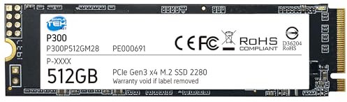 SIMPLETEK - SSD 512GB M.2 2280 NVMe PCIe 3.0 x4 ad alte prestazioni, disco a stato solido per PC desktop e laptop moderni