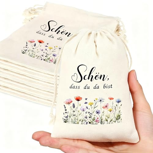 Kiswleon 15 Stück Stoffbeutel mit Kordelzug 15 * 20cm,Baumwolltasche zum Bemalen,Stofftaschen zum Bemalen,Baumwollsäckchen Klein für hochzeit gastgeschenk,geschenktüten kindergeburtstag,Weihnachten